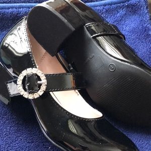 Black Little Girl Dress shoes